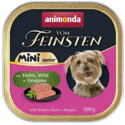 ANIMONDA Vom Feinsten Mini Senior kurczak, dziczyzna, oregano 100g